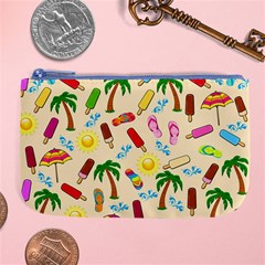 Beach Pattern Large Coin Purse