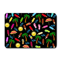 Beach Pattern Small Doormat  by Valentinaart