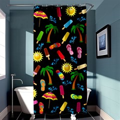 Beach Pattern Shower Curtain 36  X 72  (stall)  by Valentinaart