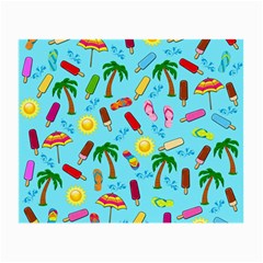 Beach Pattern Small Glasses Cloth by Valentinaart