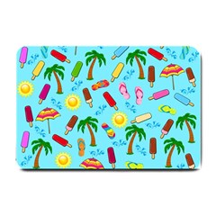 Beach Pattern Small Doormat  by Valentinaart