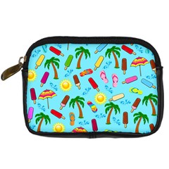 Beach Pattern Digital Camera Cases by Valentinaart