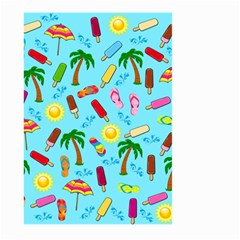 Beach Pattern Large Garden Flag (two Sides) by Valentinaart