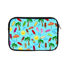 Beach Pattern Apple Ipad Mini Zipper Cases by Valentinaart