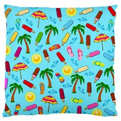 Beach Pattern Standard Flano Cushion Case (one Side) by Valentinaart