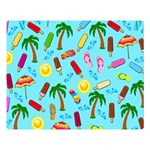 Beach Pattern Double Sided Flano Blanket (Large)  Blanket Back