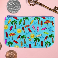 Beach Pattern Large Coin Purse