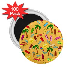 Beach Pattern 2 25  Magnets (100 Pack)  by Valentinaart