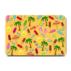 Beach Pattern Small Doormat  by Valentinaart