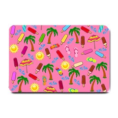 Beach Pattern Small Doormat  by Valentinaart