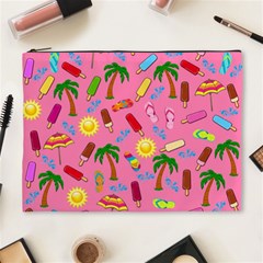 Beach Pattern Cosmetic Bag (xl) by Valentinaart