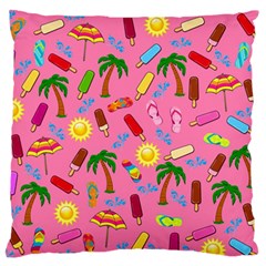 Beach Pattern Standard Flano Cushion Case (two Sides) by Valentinaart