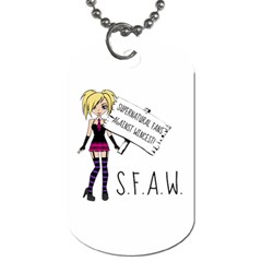 S F A W  Design Dog Tag (one Side) by RoseTylersFanShop