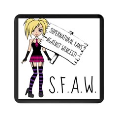 S F A W  Design Memory Card Reader (square)  by RoseTylersFanShop