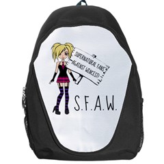 S F A W  Design Backpack Bag by RoseTylersFanShop