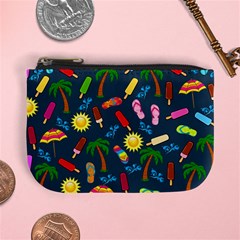 Beach Pattern Mini Coin Purses by Valentinaart