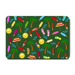 Beach Pattern Small Doormat  by Valentinaart