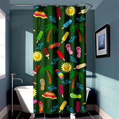 Beach Pattern Shower Curtain 36  X 72  (stall)  by Valentinaart