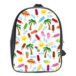 Beach Pattern School Bags(Large)  Front