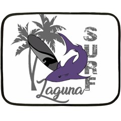 Surf - Laguna Fleece Blanket (mini) by Valentinaart