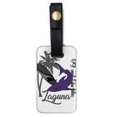 Surf - Laguna Luggage Tags (one Side)  by Valentinaart