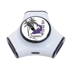 Surf - Laguna 3-port Usb Hub by Valentinaart