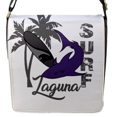 Surf - Laguna Flap Messenger Bag (s) by Valentinaart