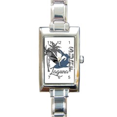 Surf - Laguna Rectangle Italian Charm Watch by Valentinaart