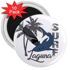 Surf - Laguna 3  Magnets (10 Pack)  by Valentinaart