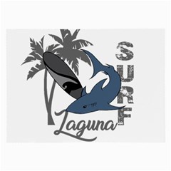 Surf - Laguna Large Glasses Cloth (2-side) by Valentinaart