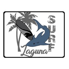 Surf - Laguna Fleece Blanket (small) by Valentinaart