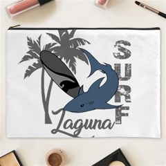 Surf - Laguna Cosmetic Bag (xxxl)  by Valentinaart