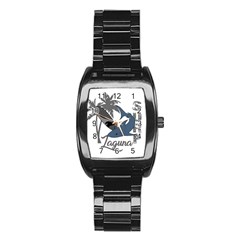 Surf - Laguna Stainless Steel Barrel Watch by Valentinaart