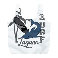 Surf - Laguna Full Print Recycle Bags (l)  by Valentinaart