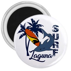 Surf - Laguna 3  Magnets by Valentinaart