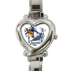 Surf - Laguna Heart Italian Charm Watch