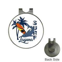 Surf - Laguna Hat Clips With Golf Markers by Valentinaart