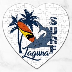 Surf - Laguna Jigsaw Puzzle (Heart)