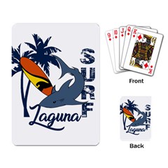 Surf - Laguna Playing Card by Valentinaart