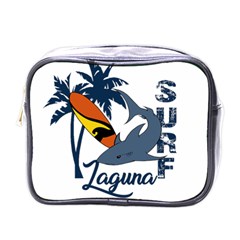 Surf - Laguna Mini Toiletries Bags by Valentinaart