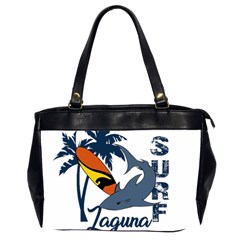 Surf - Laguna Office Handbags (2 Sides)  by Valentinaart