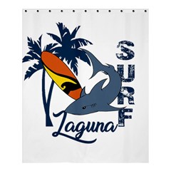 Surf - Laguna Shower Curtain 60  X 72  (medium)  by Valentinaart