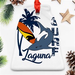 Surf - Laguna Bell Ornament (two Sides) by Valentinaart