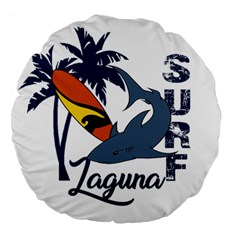 Surf - Laguna Large 18  Premium Round Cushions