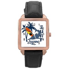 Surf - Laguna Rose Gold Leather Watch 