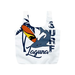 Surf - Laguna Full Print Recycle Bags (s)  by Valentinaart