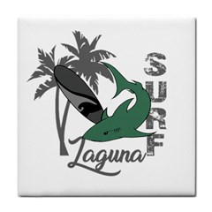 Surf - Laguna Tile Coasters by Valentinaart