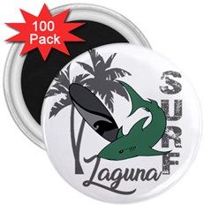 Surf - Laguna 3  Magnets (100 Pack) by Valentinaart