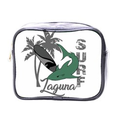 Surf - Laguna Mini Toiletries Bags by Valentinaart