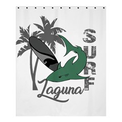 Surf - Laguna Shower Curtain 60  X 72  (medium)  by Valentinaart